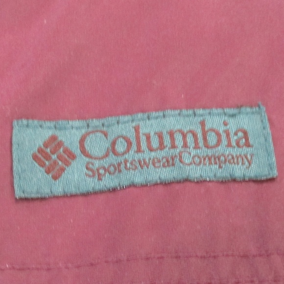 Columbia Vintage 90s Windbreaker Jacket Men's Medium Maroon Full Zip Bugaboo - Picture 7 of 13
